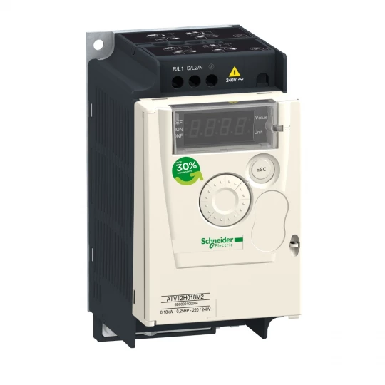Przemiennik Altivar 12, 0,55kW 1~240VAC Modbus ATV12P055M2