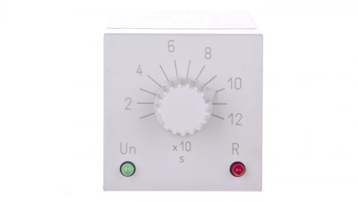 Przekaźnik czasowy 2P 5A 10-120sek 24-48V AC/DC opóźnione załączenie RTX-132 24/48 120SEK