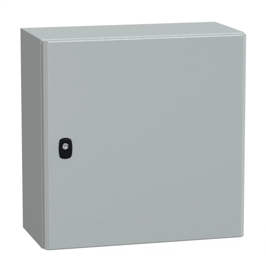Spacial S3D drzwi gładkie bez pł. mont.wys.500xW500xD250 IP66 IK10 RAL7035, NSYS3D5525