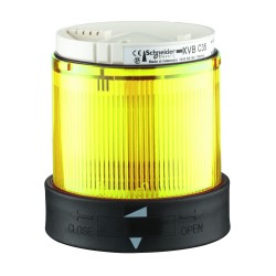 Element świetlny O 70mm, światło migąjace, żółty -IP65 230 V XVBC5M8