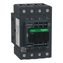 Stycznik 4 bieguny I=80A AC-1, styki 4 NO, napięcie cewki 24V DC LC1DT80A3BD