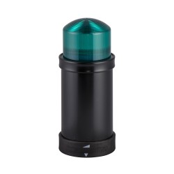 element świetlny O 70mm, światło migąjace, ziel., IP65 24 V XVBC6B3
