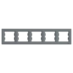 ASFORA Ramka 5-krotna pozioma stal EPH5800562