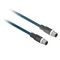 Kabel łączący, męski M12, 4-pin. prosty, żeń. M-12, 4-pin. prosty, dł. 1m XZCR1511041C1
