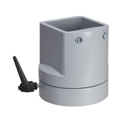 Pionowo kątownik obrotowy, kwadrat 50mm RAL 7040, dla obudowy S3CM HMI NSYCMUCR50