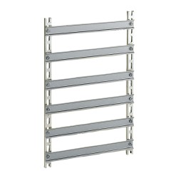Symetryczna rama montażowa (6 szyn) dla obudowy o wymiarach wys.800xW600mm NSYMD86