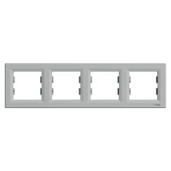 ASFORA Ramka 4-krotna pozioma aluminium EPH5800461