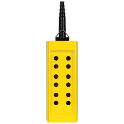 Kaseta sterownicza pusta wisząca, XAC-B, 12 otworów w 2 kolumnach XACB1215