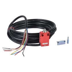 Wyłącznik krańcowy 2R 2Z migowy metal popychacz z rolką kabel 5m XCSM4102L5