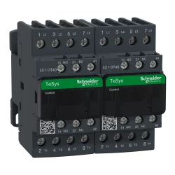 Stycznik nawrotny I=20A AC-1, 4 bieguny, napięcie cewki 230 V AC LC2DT40P7