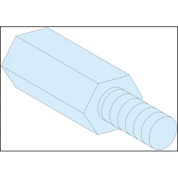 Prisma Plus, System G i P, 4 przekładki sześciokątne, M5, H 55mm LVS03187