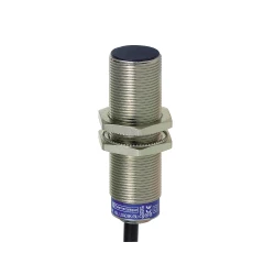 Czujnik indukcyjny XS1 M12, L60mm-mosiądz, Sn5mm-24-240 V AC/DC, przew. 2m XS1M18MB250