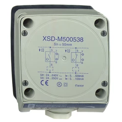 Czujnik indukcyjny XSD 80x80x40, plastik, Sn60mm, 24...240 V AC, zaciski XSDA600519
