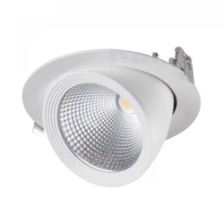 Oprawa downlight LED wpuszczana HIMA LED 23W-NW-W 2510lm IP20 barwa światła neutralna 4000K kolor biały 22841