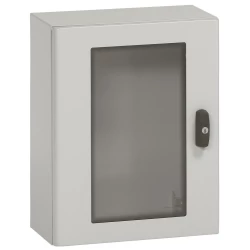 Obudowa metalowa z oknem ATLANTIC 1000x800x300 IP66 z płytą 036949