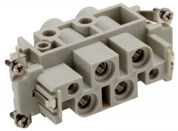 Wkład złącza 4P+PE męski EPIC Power K4/0 SS 44424041