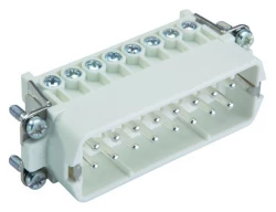 Wkład złącza 16P+PE męski 16A 250V EPIC H-A 16 SS 10540100