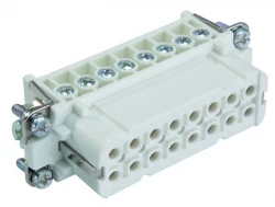 Wkład złącza 16P+PE żeński 16A 250V EPIC H-A 16 BS 10533000