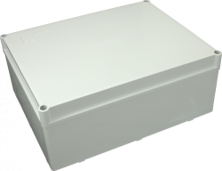 Puszka n/t hermetyczna 300x220x120 bez dławików IP56 szara S-BOX 616