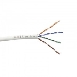 Kabel Emiter Net UTP (U/UTP) kat.5e 350 MHz drut standard szary K/EMITERNET-UTP5EPVC-STD. /305m/