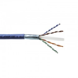 Kabel teleinformatyczny FTP (F/UTP) kat.6 450 MHz drut 4x2x23AWG PVC K/EMITERNET-FTP6PVC-STD /500m/