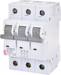 Wyłącznik nadprądowy 3P B 25A 6kA AC ETIMAT 6 002115518
