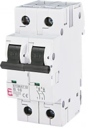 Wyłącznik nadprądowy 2P B 16A 10kA AC ETIMAT10 002123716