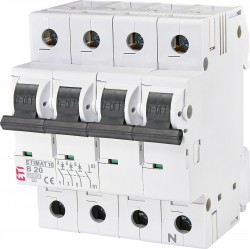 Wyłącznik nadprądowy 3P+N B 20A 10kA AC ETIMAT10 002126717