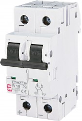 Wyłącznik nadprądowy 2P B 10A 6kA DC ETIMAT10 002128714