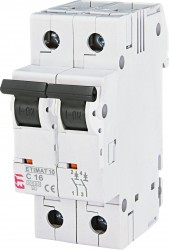 Wyłącznik nadprądowy 2P C 16A 10kA AC ETIMAT10 002133716