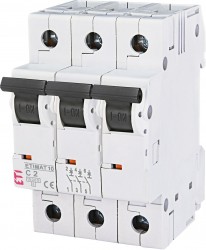Wyłącznik nadprądowy 3P C 2A 10kA AC ETIMAT10 002135708