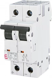 Wyłącznik nadprądowy 2P C 4A 6kA DC ETIMAT10 002138710