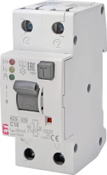Wyłącznik różnicowonadprądowy 1+N 16A C 30mA typ A KZS-2M2p EDI A 002172416