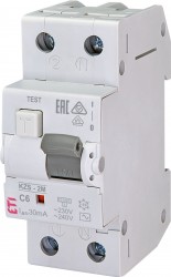 Wyłącznik różnicowo-nadprądowy 2P 6A C 0,03A typ AC KZS-2M 002173121