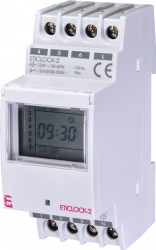 Cyfrowy programator czasowy 2-kanałowy ETICLOCK-2 002472012
