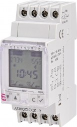 Zegar sterujący cyfrowy astronomiczny 2 kanały 16A ASTROCLOCK-2 002472051