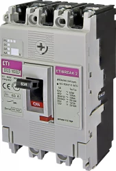 Wyłącznik mocy 3P, 16kA, wyzw. TM (bez regulacji) EB2S 160/3LF 63A 3p 004671807