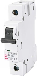 Wyłącznik nadprądowy 1P B 16A 10kA AC ETIMAT10 002121716
