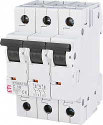 Wyłącznik nadprądowy 3P C 10A 10kA AC ETIMAT10 002135714