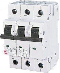 Wyłącznik nadprądowy 3P D 25A 10kA AC ETIMAT10 002155718