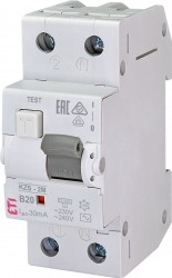 Wyłącznik różnicowo-nadprądowy 2P 20A B 0,03A typ AC KZS-2M 002173105