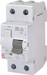 Wyłącznik różnicowo-nadprądowy 2P 16A C 0,03A typ AC KZS-2M 002173124