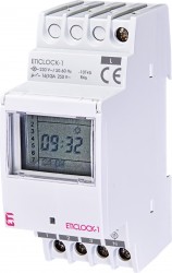 Programator czasowy cyfrowy 16A dobowy/tygodniowy 1-kanałowy ETICLOCK-1 002472011