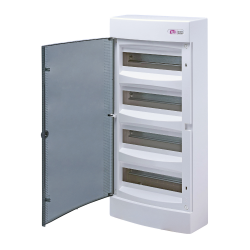 Rozdzielnica modułowa 4x12 natykowa /transparentna/ IP40 ECT48PT-S DIDO 001101022