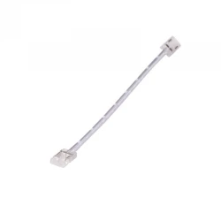 ZŁĄCZKA DO TAŚM LED COB MONO 8mm dwustronna z przewodem