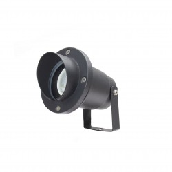 FLORI GU10 ALU ANGLE   250V IP65 98x180mm CZARNA wbijana, ruchoma