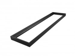 RAMKA DO PANELU N/T 120x30 ZATRZASKOWA ALUMINIUM CZARNA