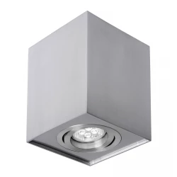 CHLOE GU10 NATYNKOWA GU10 250V IP20 97x97x125mm SREBRNY kwadrat. ruchoma SLIP004004