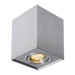 CHLOE GU10 NATYNKOWA GU10 250V IP20 97x97x125mm SREBRNY kwadrat. ruchoma SLIP004004
