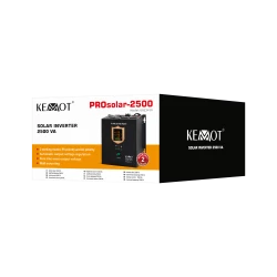 Przetwornica solarna naścienna ( inwerter ) KEMOT PROsolar-2500 ( 24V 230V 25000VA/1800W )